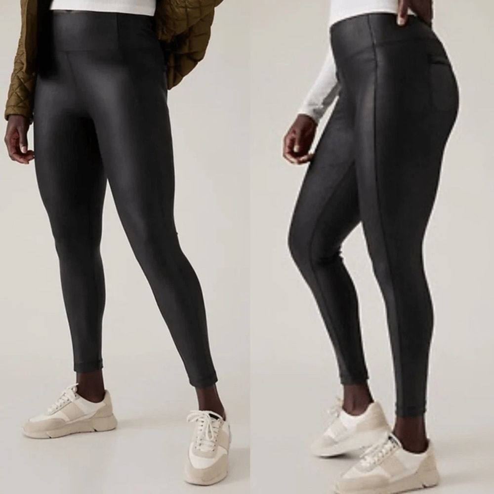 Athleta Delancey gleam Shine tight Leggings women’s size 1X